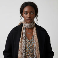 Necklace - Cutout Heart Bar Necklace (Engraving) with 'Born is being' Design Printify