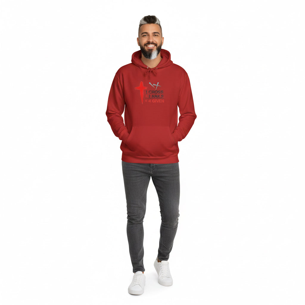 1Cross 3Nails 4Given Unisex Hoodie Printify