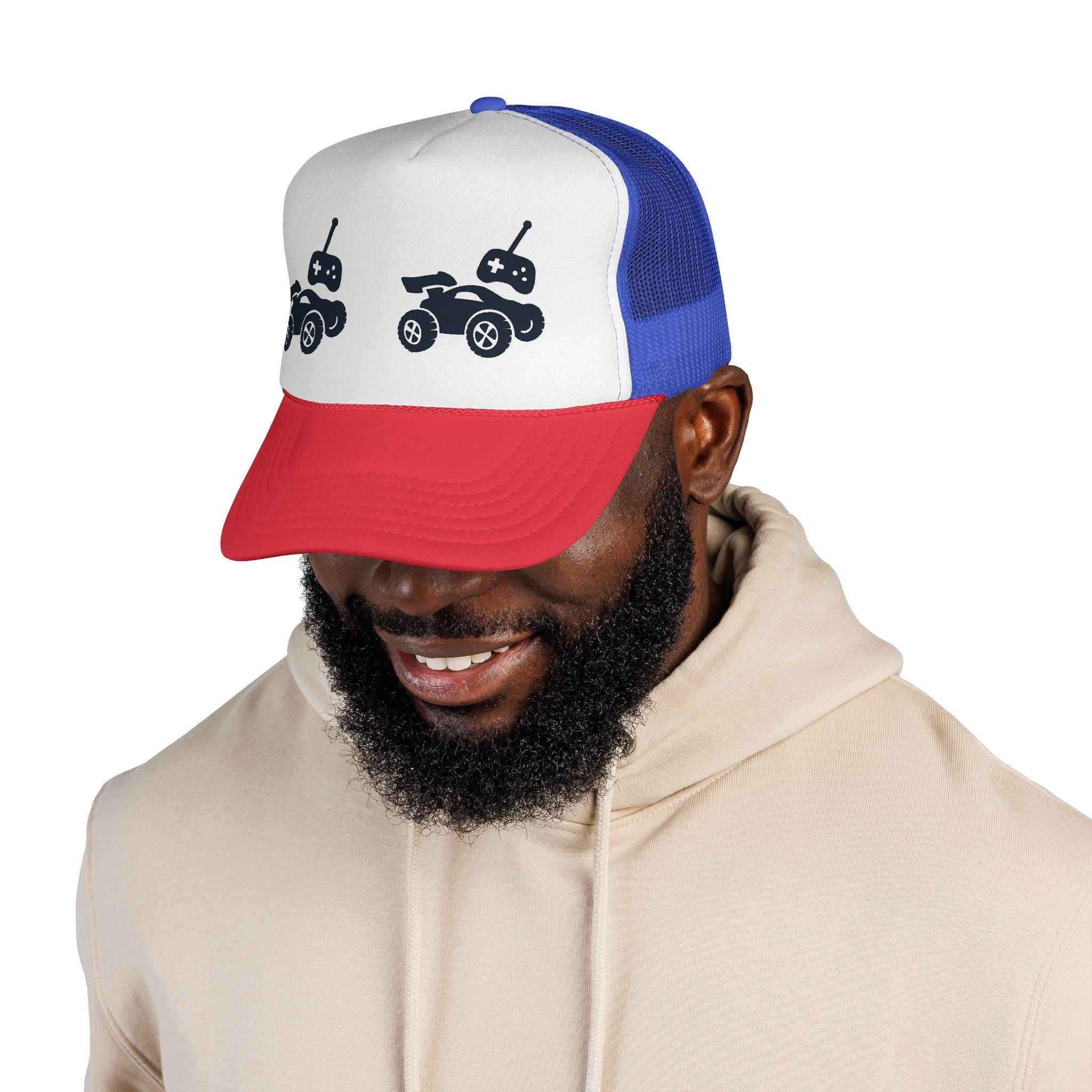 Cool Trucker Caps with ATV Design | Perfect Gift for Outdoor Enthusiasts, Sports Fans, Road Trips, Family Gatherings, Summer Adventures Printify