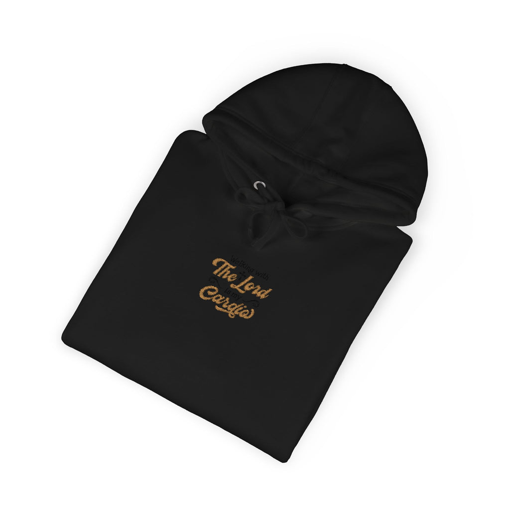 Religious Fleece Hoodie - Walking with the Lord