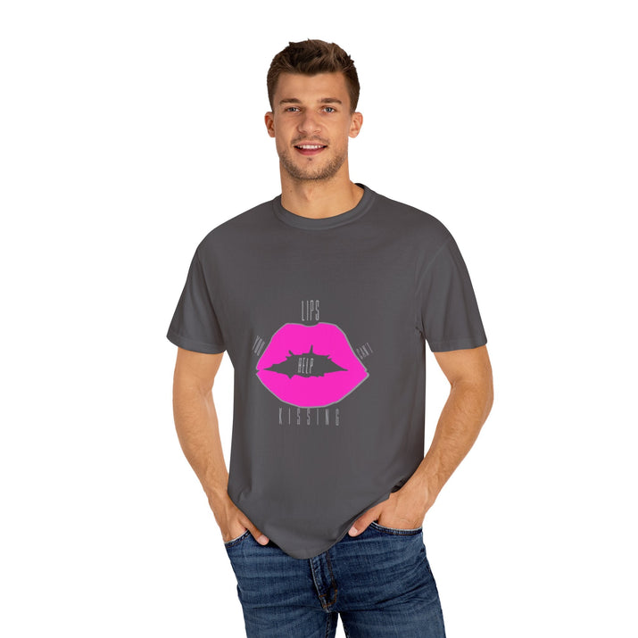Kiss Mark Graphic Tee, Trendy Unisex T-shirt for Casual Wear, Perfect for Birthdays, Valentine’s Day, or Fun Gatherings, Statement Shirt Printify