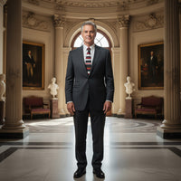 Stylish Striped Necktie for Any Occasion, Menswear Accessory, Gift for Him, Business Attire, Father's Day, Wedding Printify