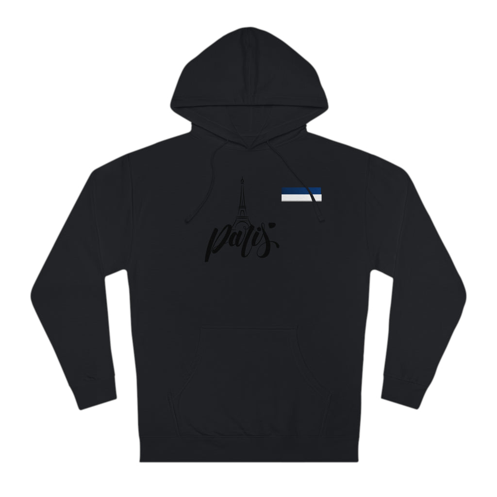 Paris Unisex Hoodie Sweatshirt - Eiffel Tower Design