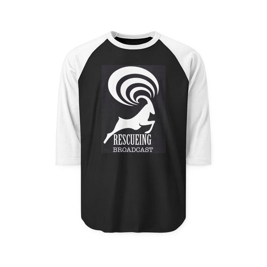Rugged Rescue Raglan Shirt, Casual Tee for Animal Lovers, Perfect Gift for Wildlife Advocates, Unique Sports Shirt, Eco-Conscious Fashion