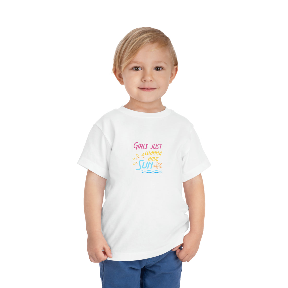 T-shirt pour tout-petits Les filles veulent juste avoir du soleil 