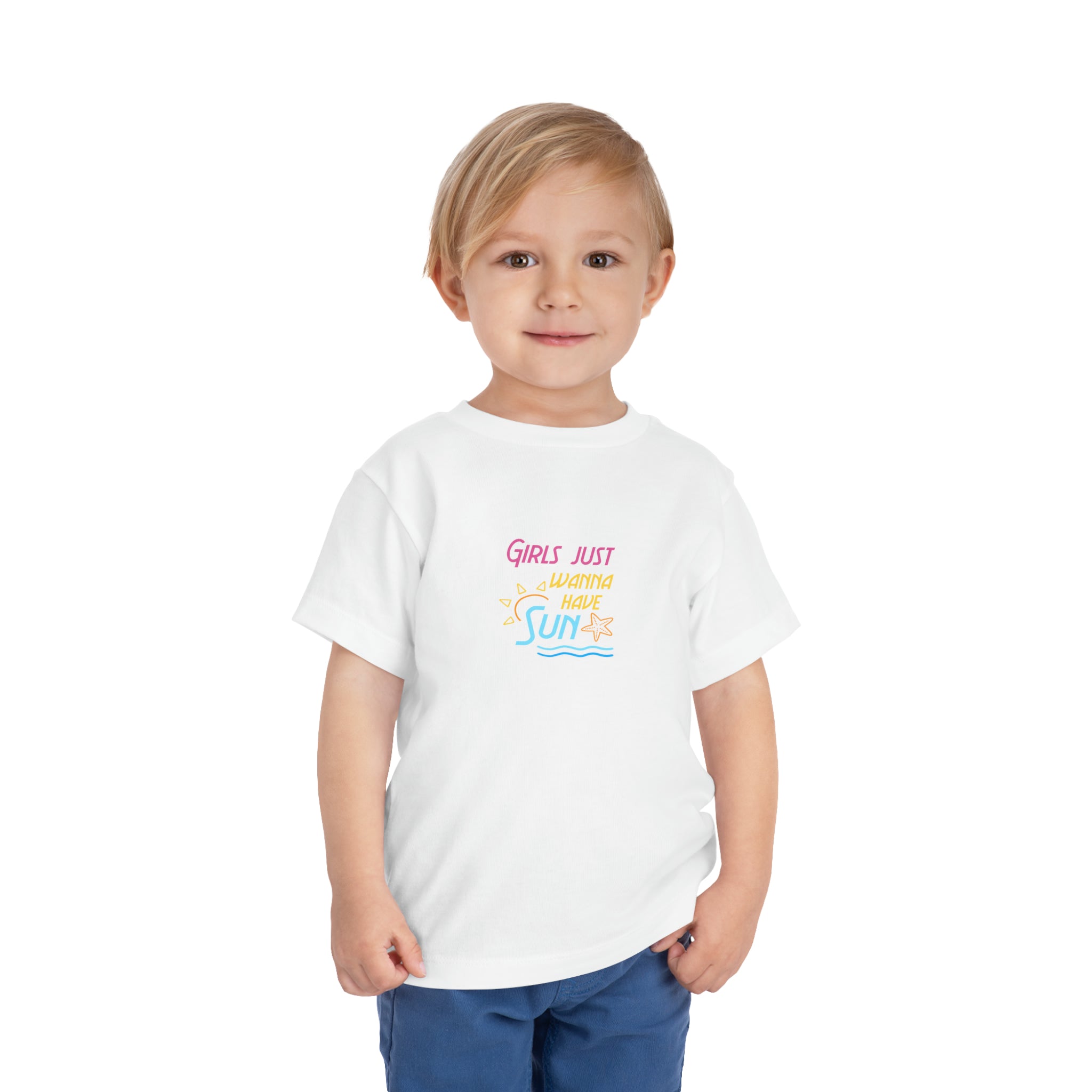 T-shirt pour tout-petits Les filles veulent juste avoir du soleil 
