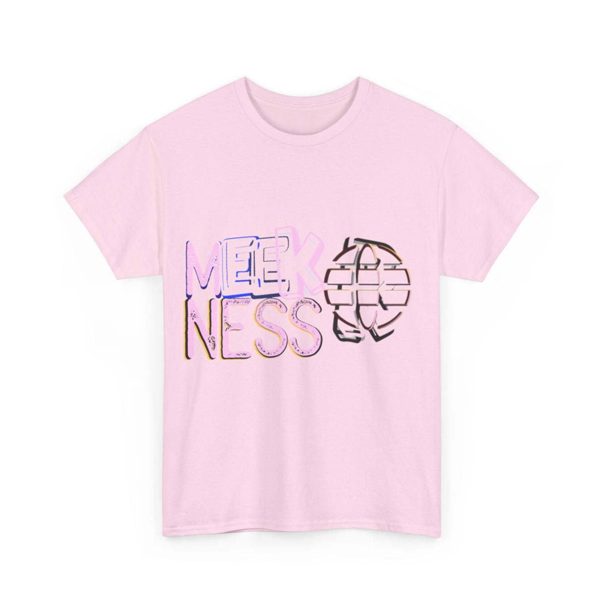 Unisex Heavy Cotton Tee - 'MEEKNESS' Graphic Shirt for Casual Wear
