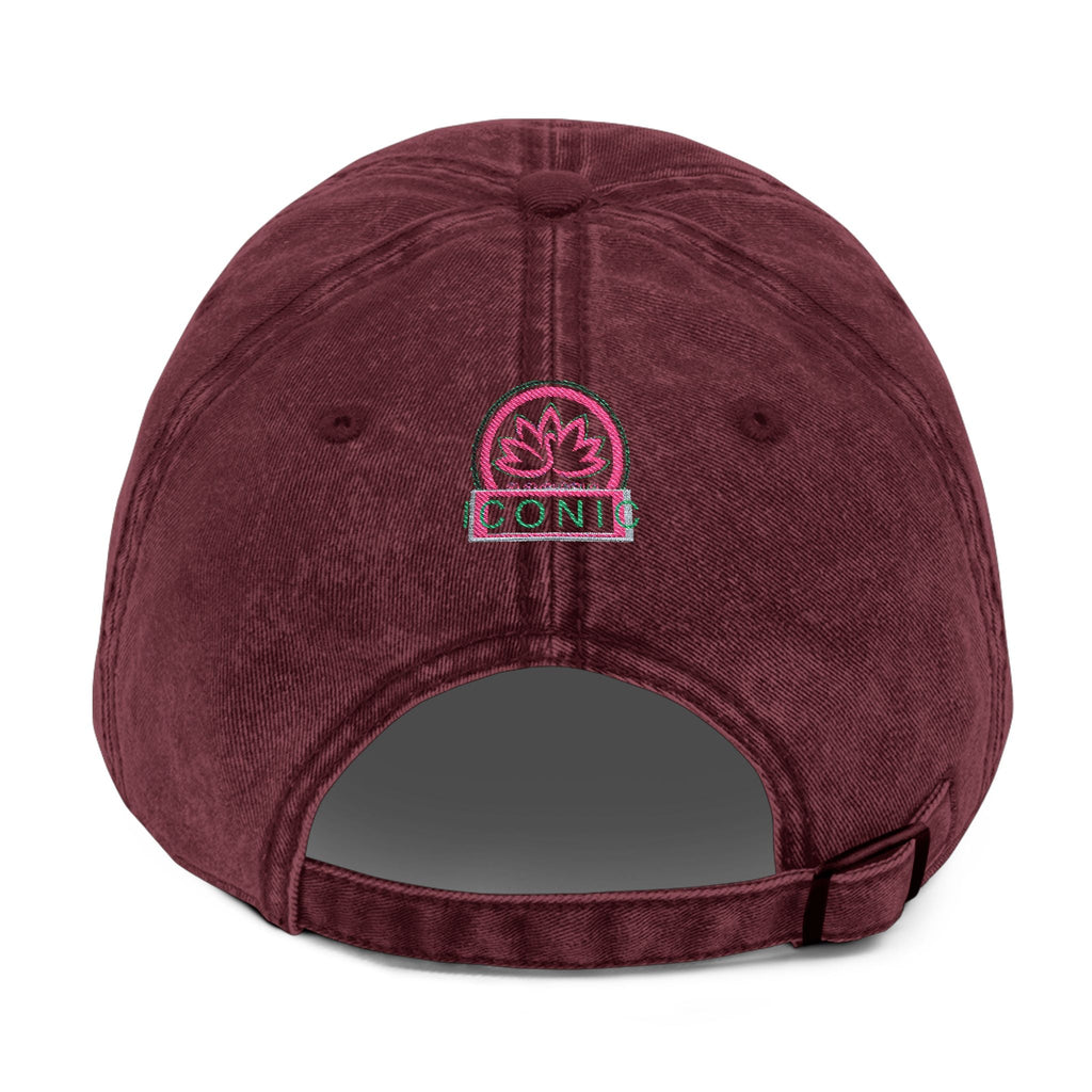 Vintage Embroidered Cap - Iconic Retro Style Headwear Printify