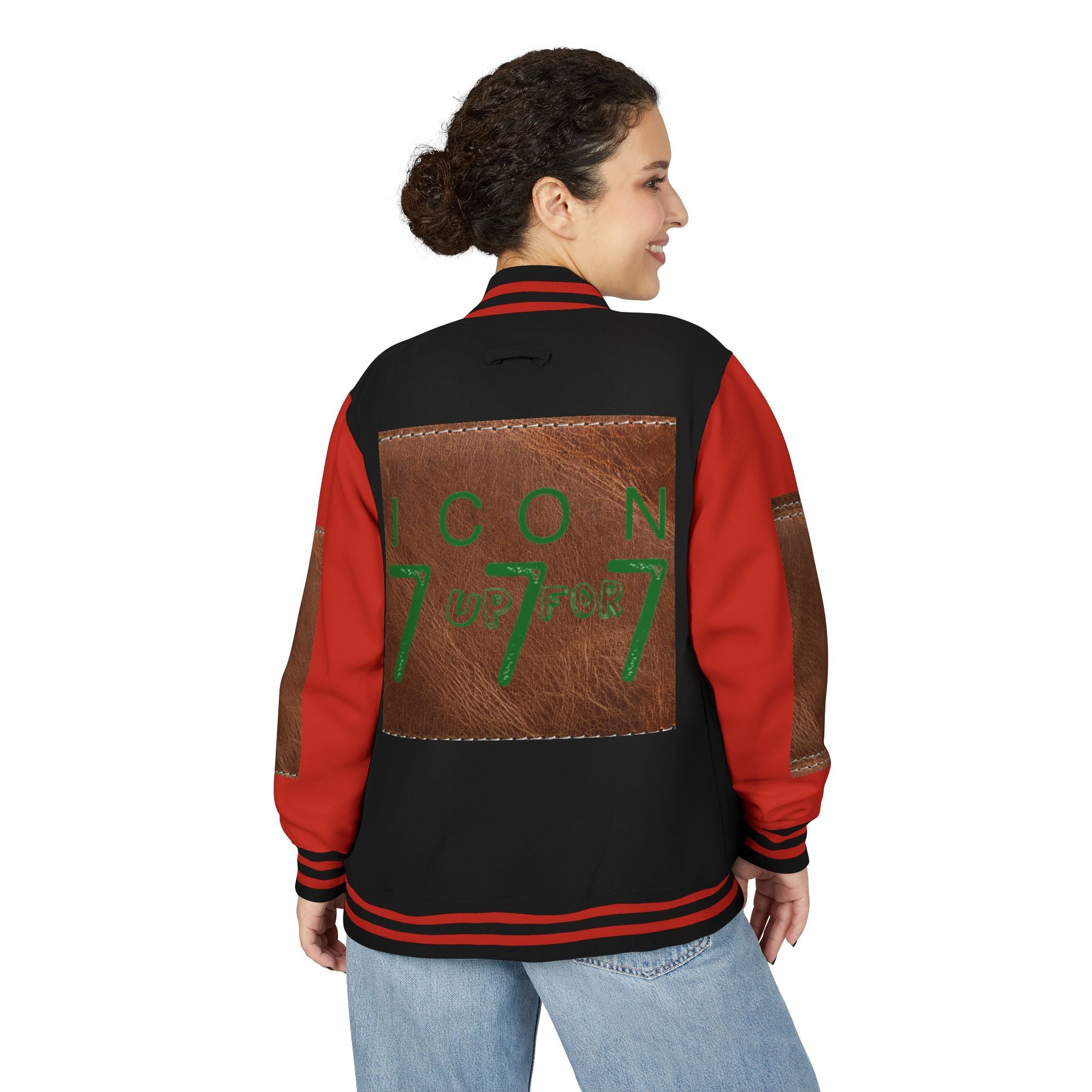 Letterman Jacket Icon Up for 777 Unisex Heavyweight