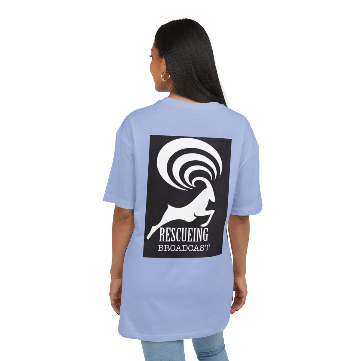 Oversize Tee - Rescuing Broadcast Bold