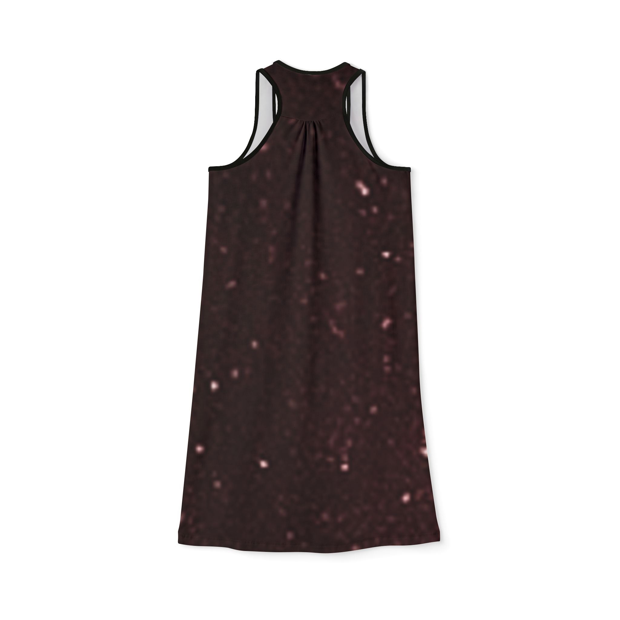 Glamorous Cosmic Racerback Dress, Women's Summer Dress, Stargazer AOP Dress, Casual Party Wear, Perfect for Festivals
