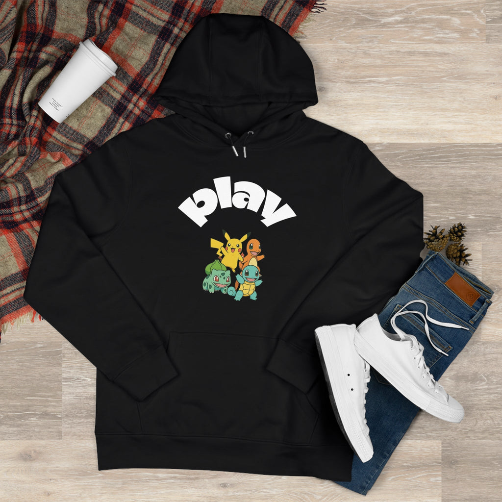 Playful Hooded Sweatshirt, Fun Hoodie for Boys and Girls, Gaming Gift, Birthday Present, Cozy Casual Wear Printify