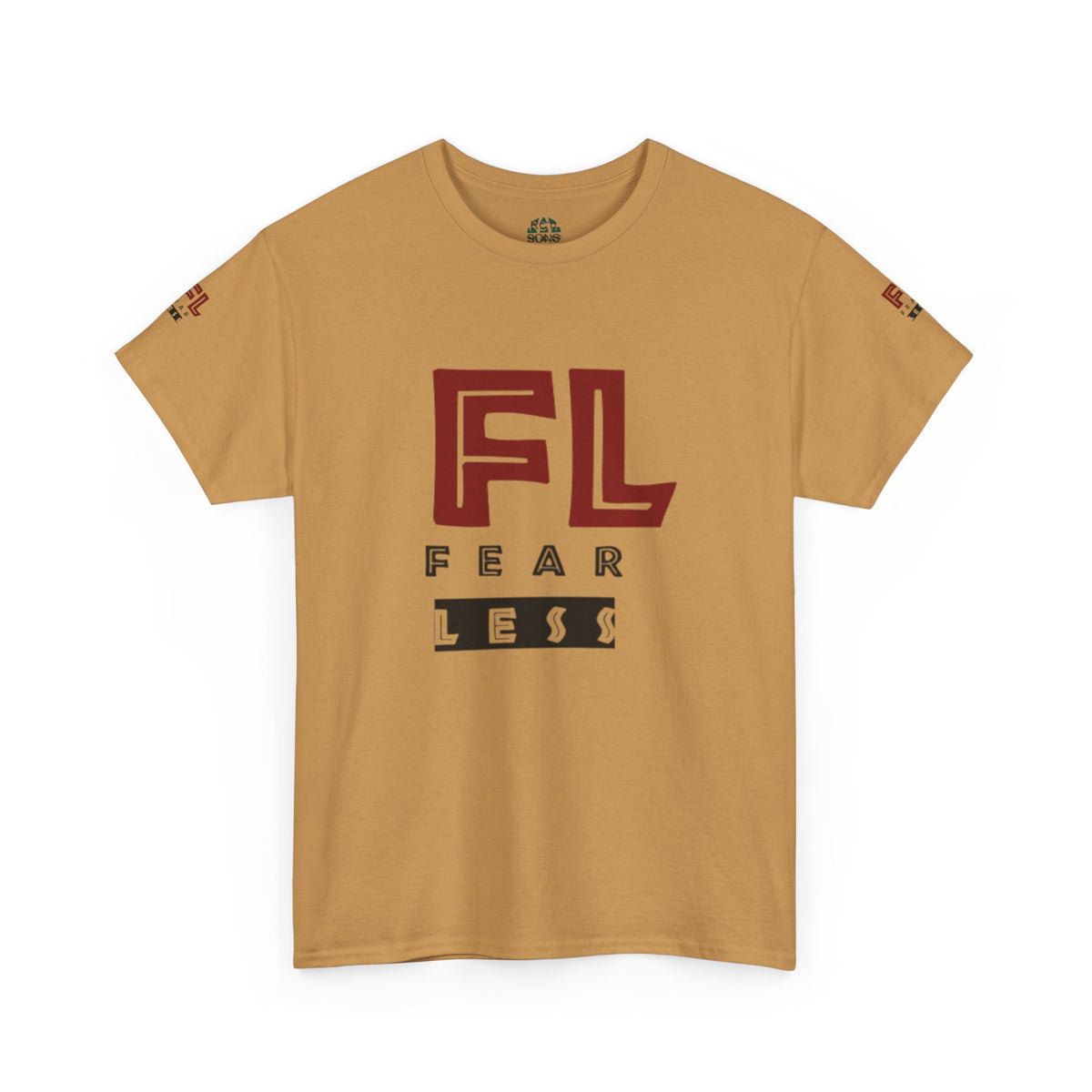 Fearless Graphic Unisex Heavy Cotton Tee - Bold Statement Shirt