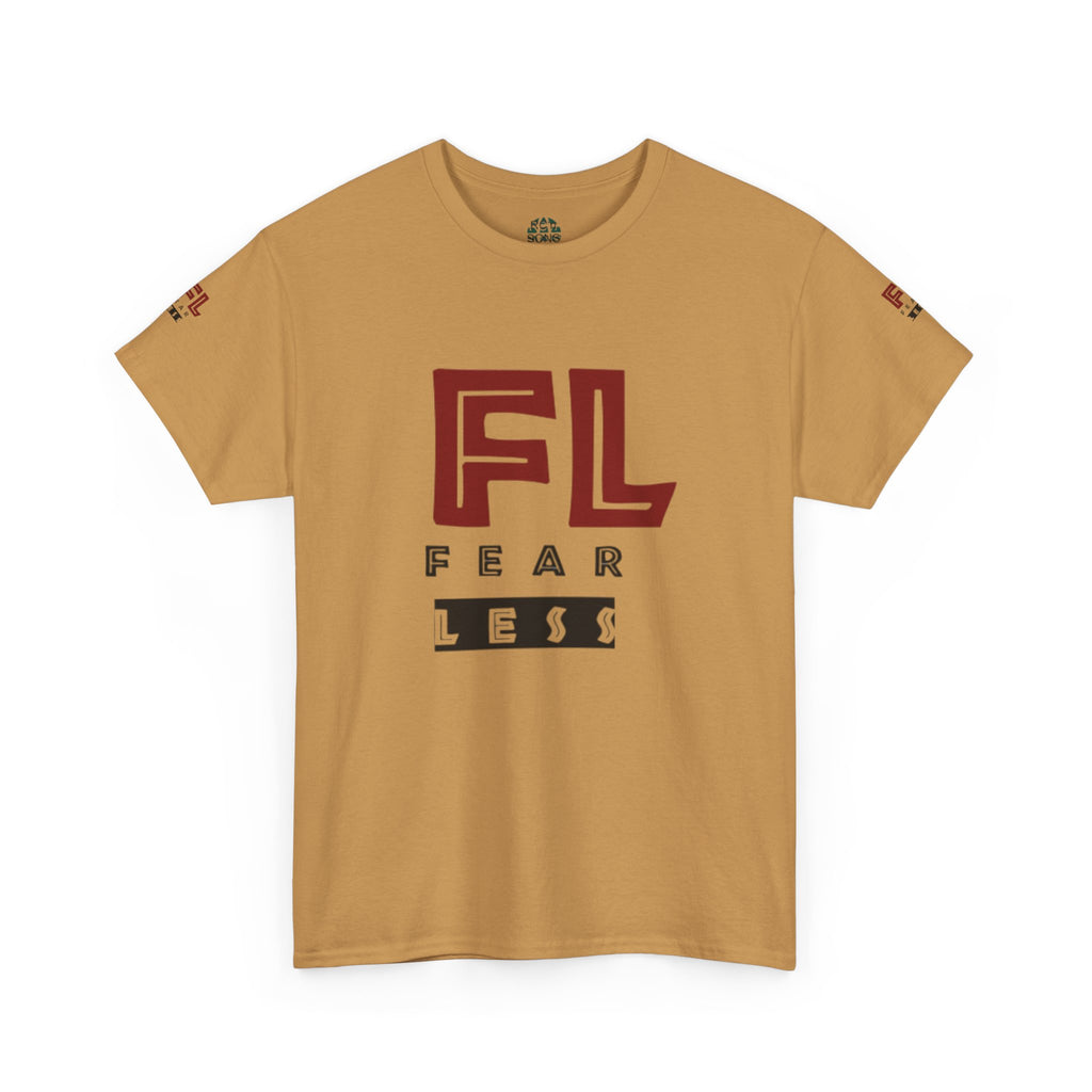 Fearless Graphic Unisex Heavy Cotton Tee - Bold Statement Shirt
