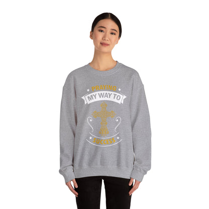 Prier mon chemin vers le succès Sweat-shirt unisexe 