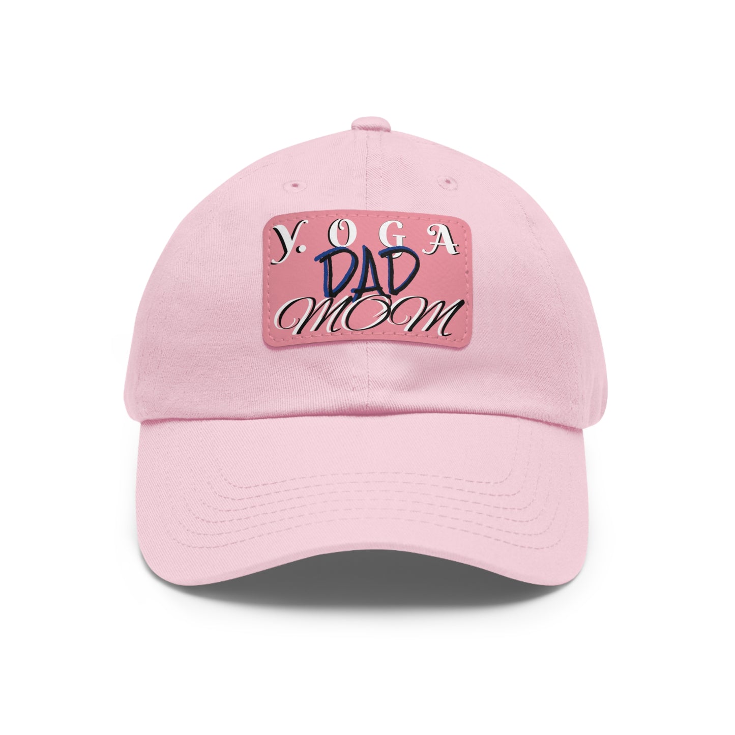 Yoga Dad Hat with Leather Patch