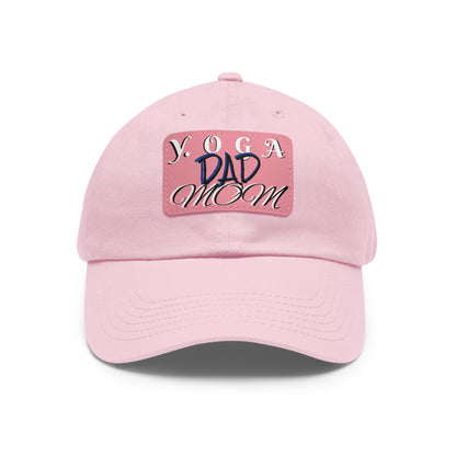 Yoga Dad Hat with Leather Patch