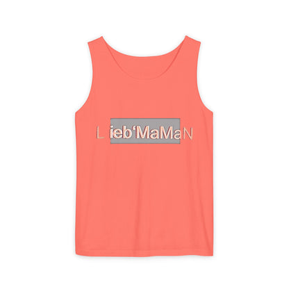 Lieb'MaMan Unisex Garment-Dyed Tank Top - Stylish and Comfortable Summer Wear