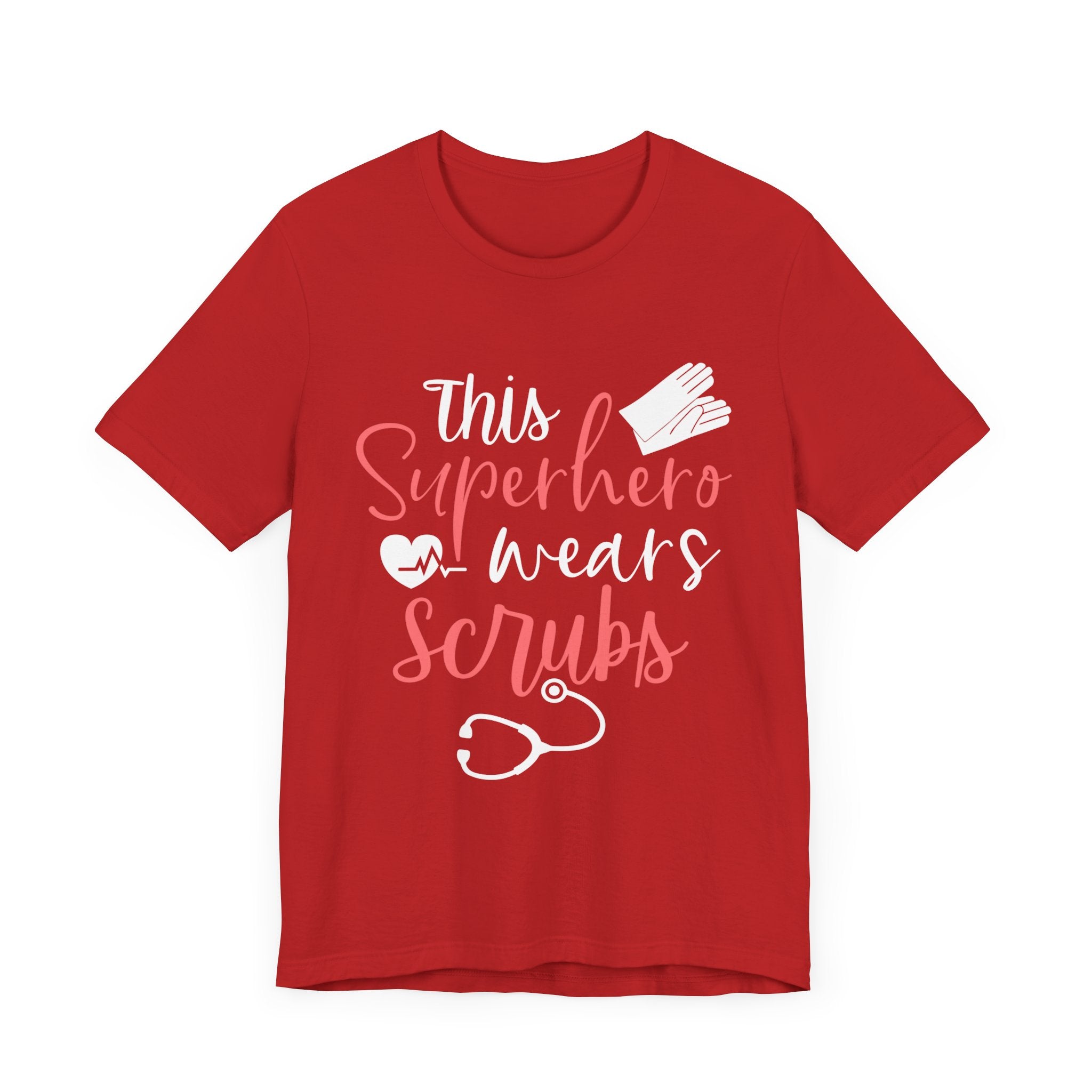 Ce super-héros porte un tee-shirt unisexe Scrubs 