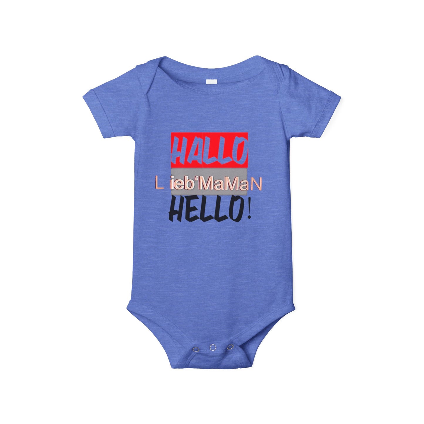 Hello Baby Bodysuit - Cute Multilingual Infant Jersey One Piece