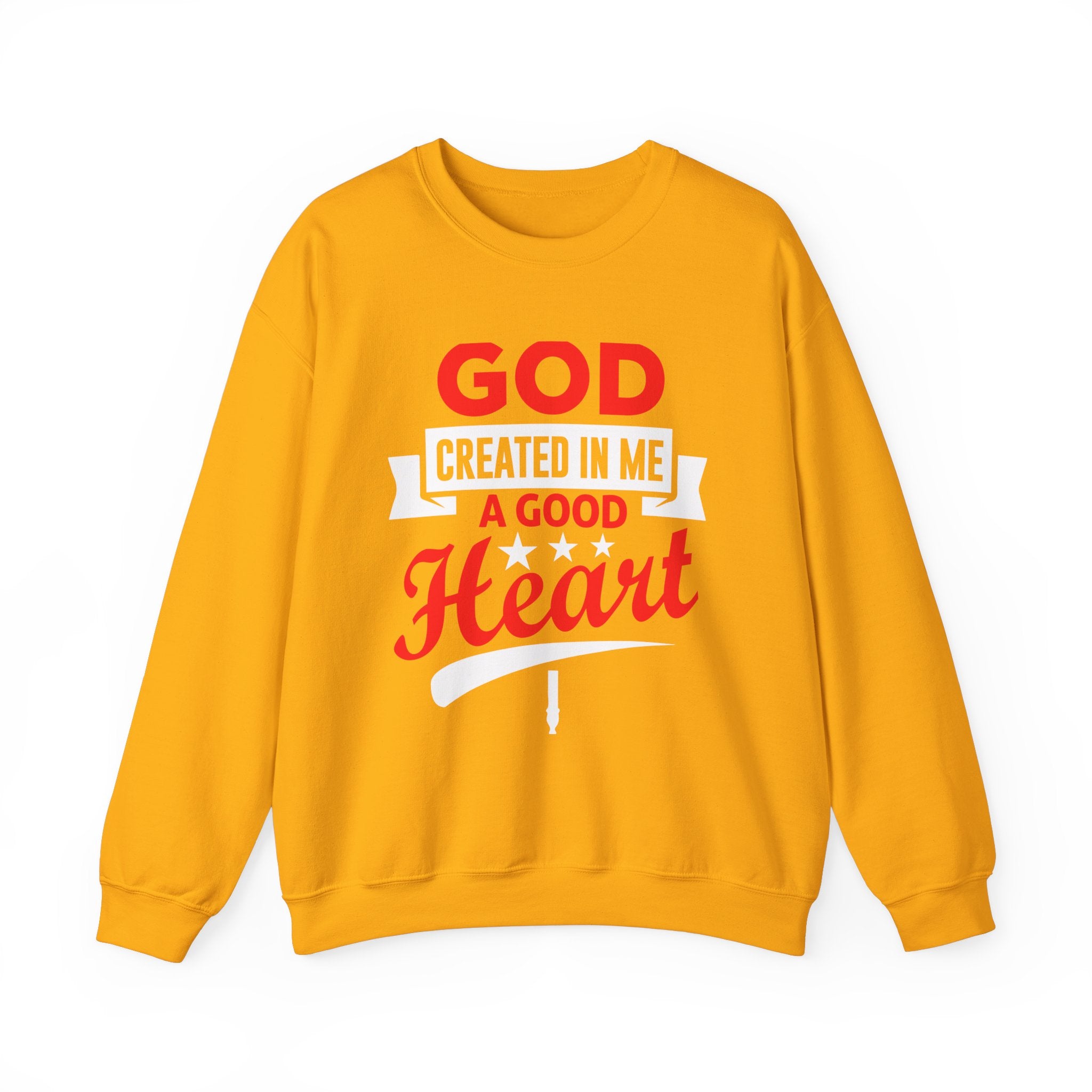 Dieu a créé en moi un sweat-shirt unisexe au bon cœur 