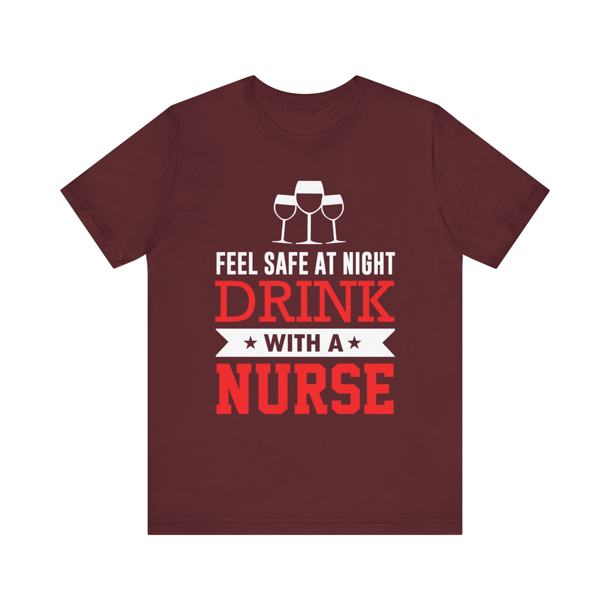 Sentez-vous en sécurité la nuit, buvez un tee-shirt unisexe 