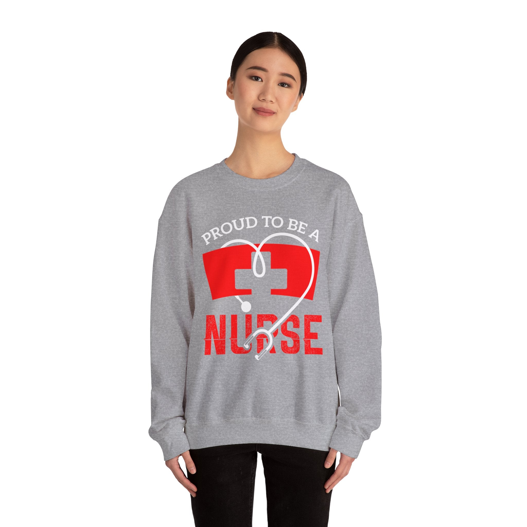 Fier d’être un sweat-shirt unisexe infirmière 