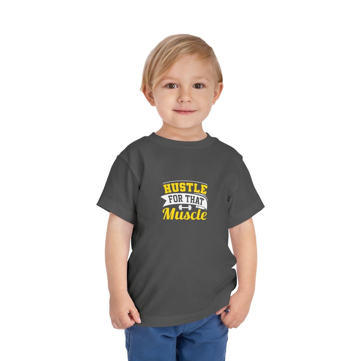 Hustle For That Muscle Toddler Tee