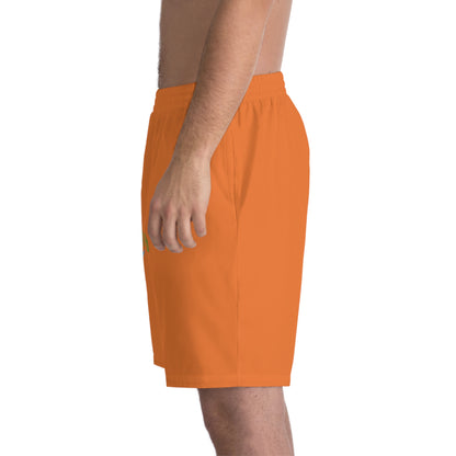 Men's Elastic Beach Shorts (AOP)