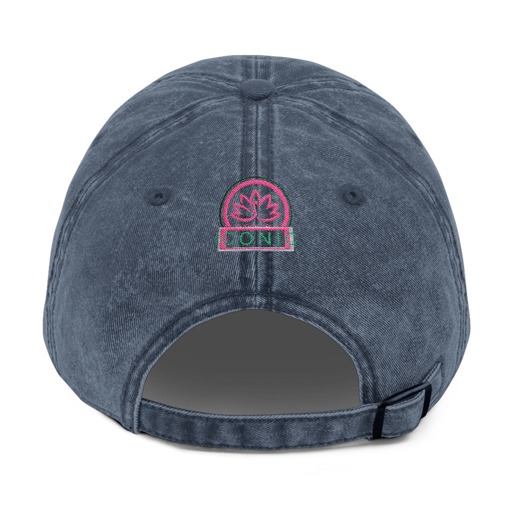 Vintage Embroidered Cap - Iconic Retro Style Headwear Printify