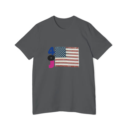USA Flag Short-Sleeve T-Shirt, Patriotic Tee for Independence Day, Casual Wear, Gift for Veterans, Summer Style Printify