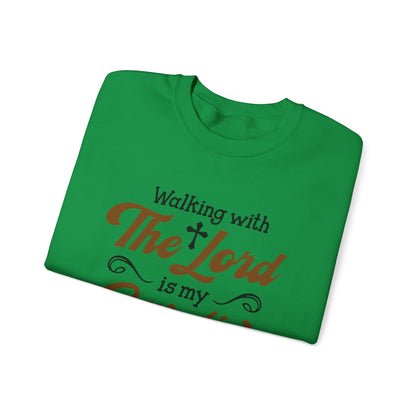 Walking With The Lord Is Cardial - Unisex Sweatshirt