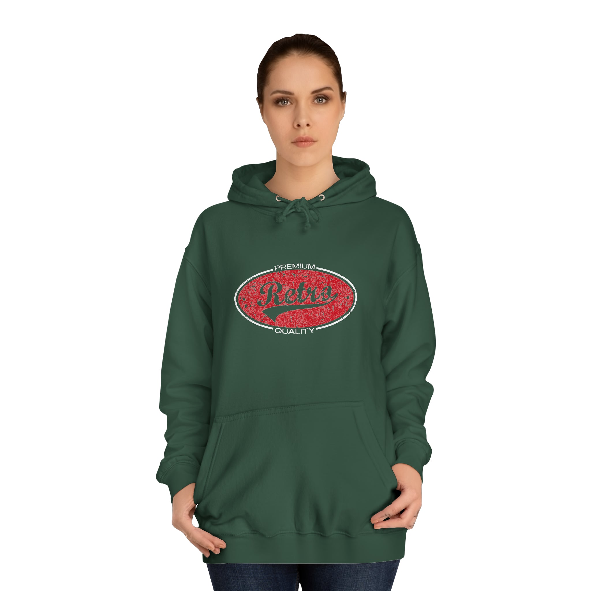 Sweat à capuche unisexe rétro vintage 