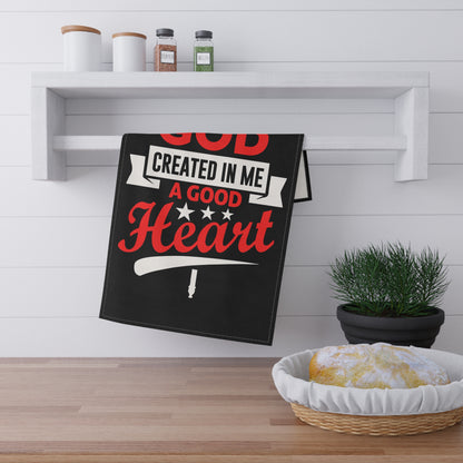 God Created In Me A Good Heart Towel