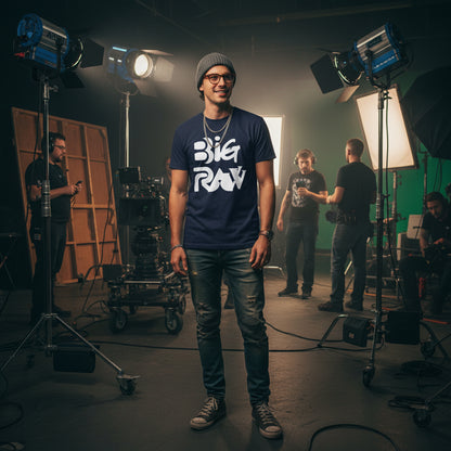 Big Raw Unisex Heavy Cotton Tee, Casual Streetwear Shirt, Gift for Him or Her, Everyday Fashion, Graphic Tee, Trendy Apparel Printify