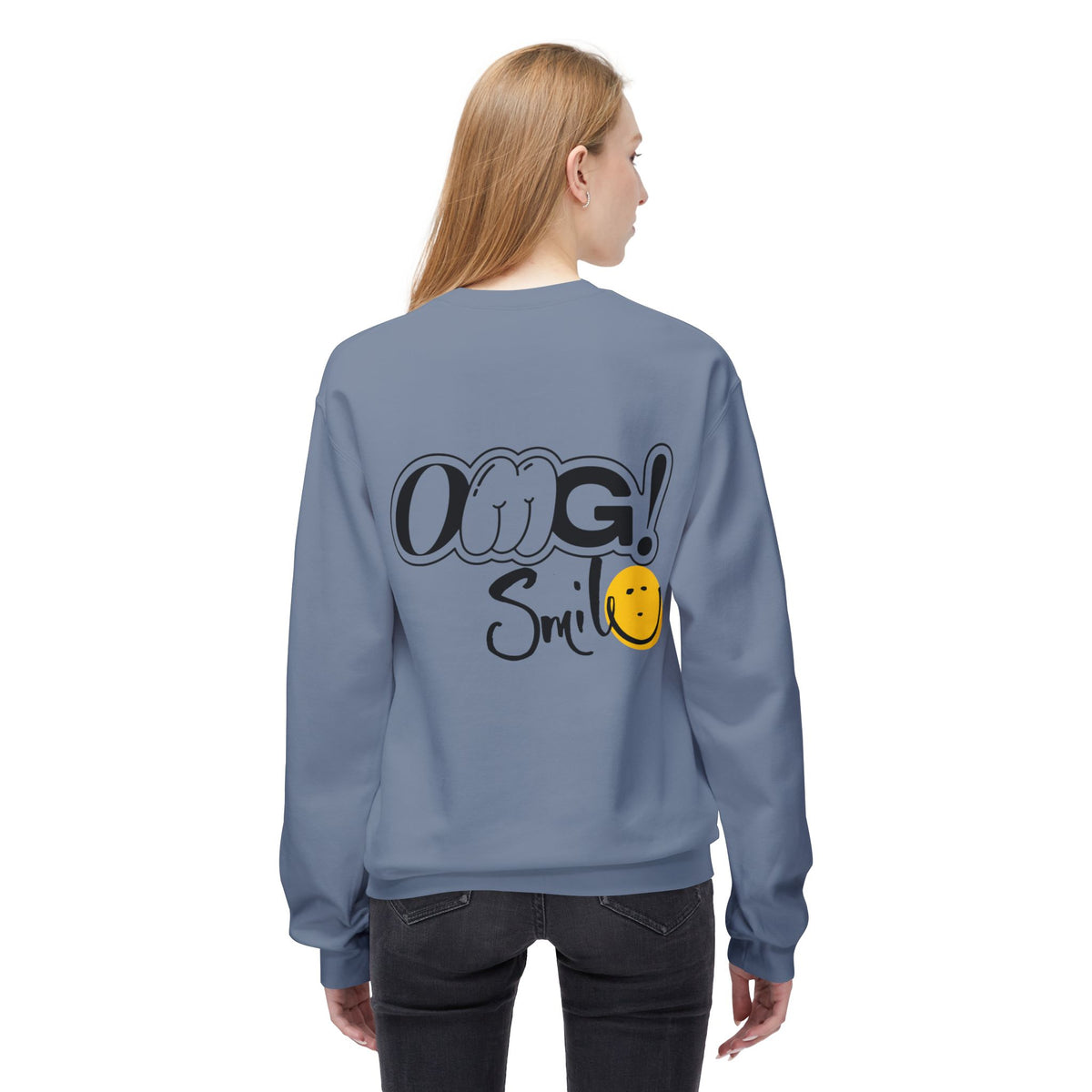 OMG!Smile Softstyle  Crewneck Sweatshirt