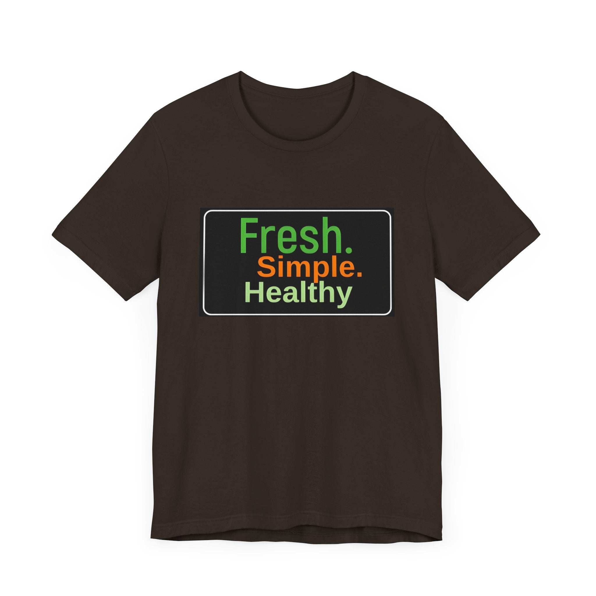 Unisex Fresh Simple Short Sleeve Tee