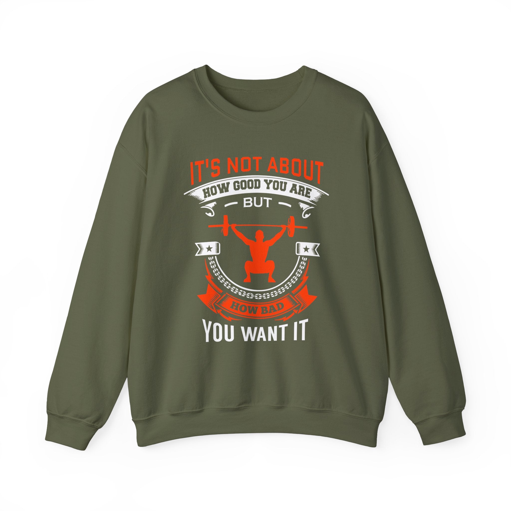 Il ne s’agit pas de savoir à quel point vous êtes bon Sweatshirt unisexe 