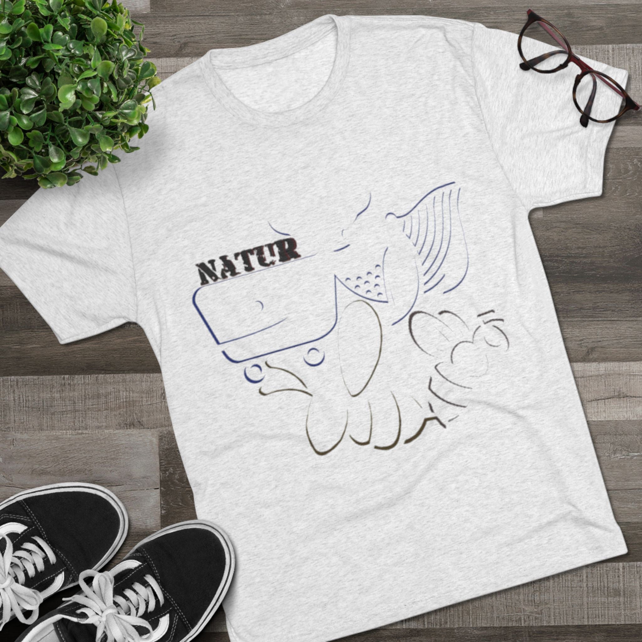 Nature Inspired Tee - Unisex Tri-Blend Crew Tee
