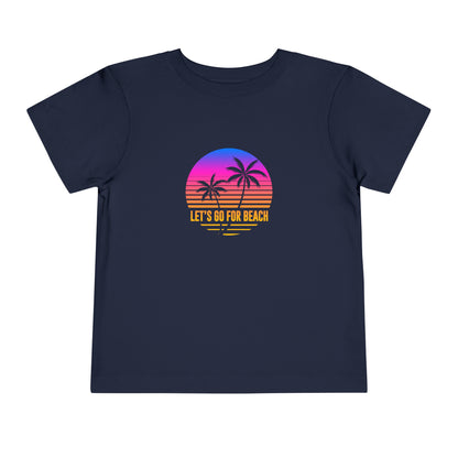 T-shirt Allons-y pour la plage pour tout-petit 