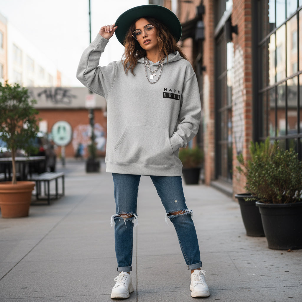 Kids Embroidered Fleece Hoodie - Cozy Casual Wear Printify