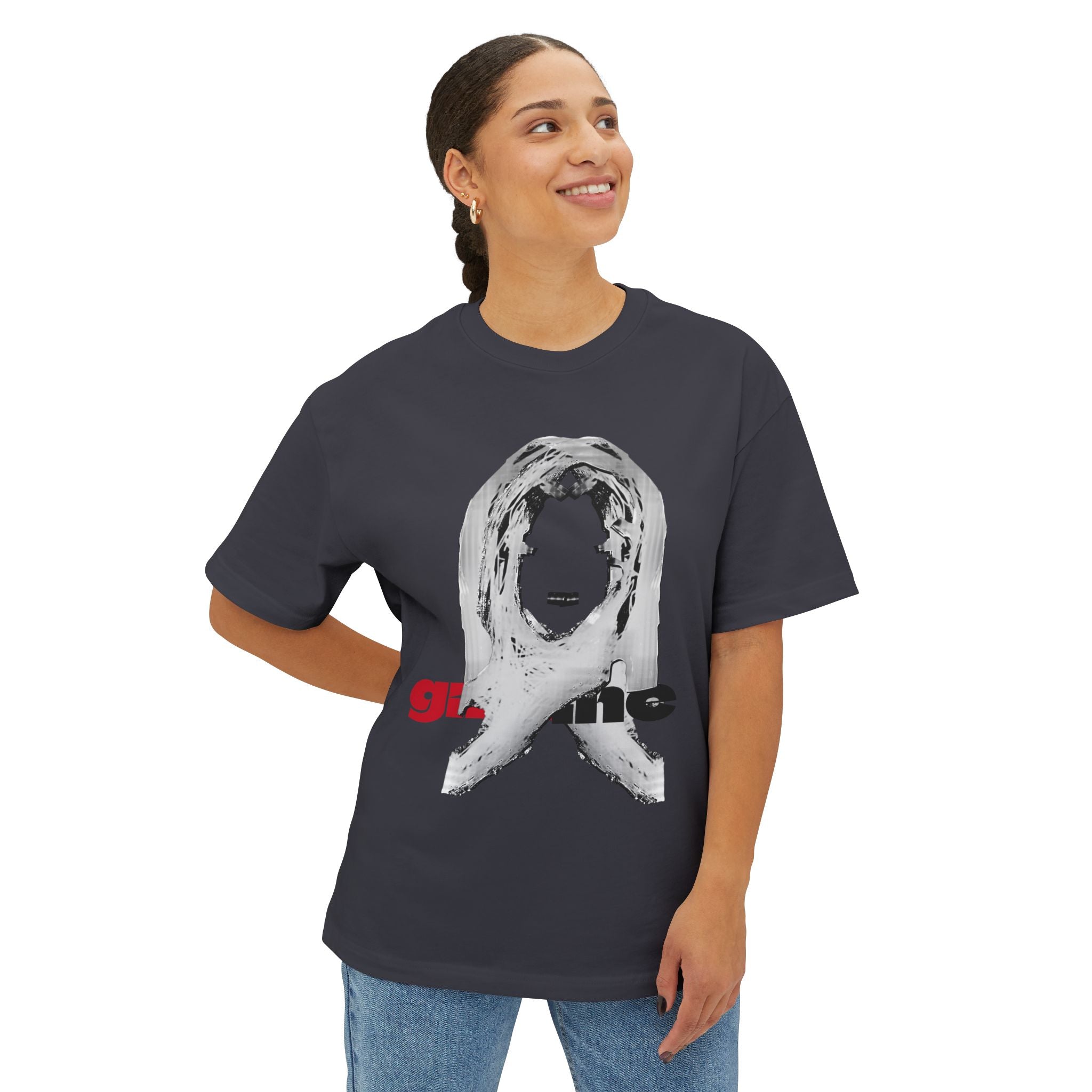 Oversized Boxy Tee - Unique Gine Design
