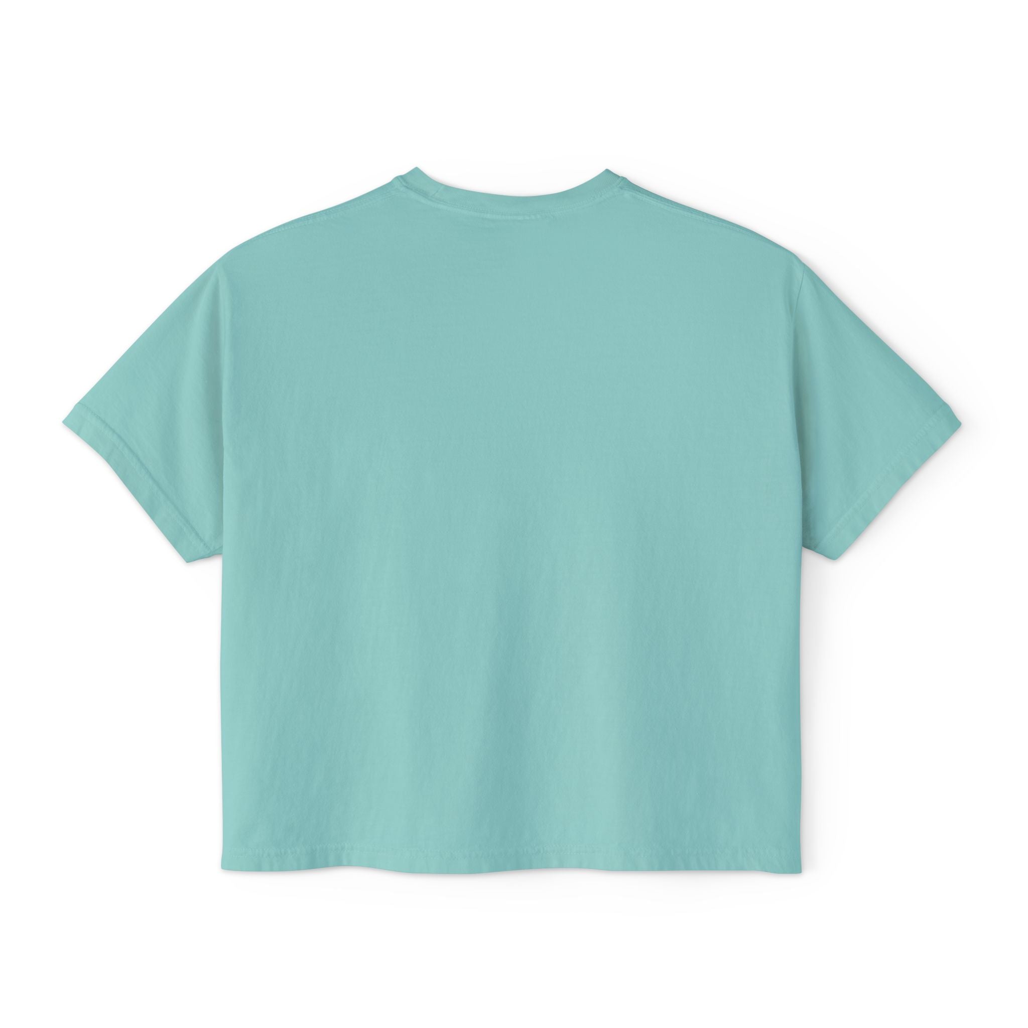 Women's Boxy Tee - 'EYES wideopen' | Casual Tee, Gift for Her, Relaxed Fit Top, Everyday Wear, Trendy Apparel Printify