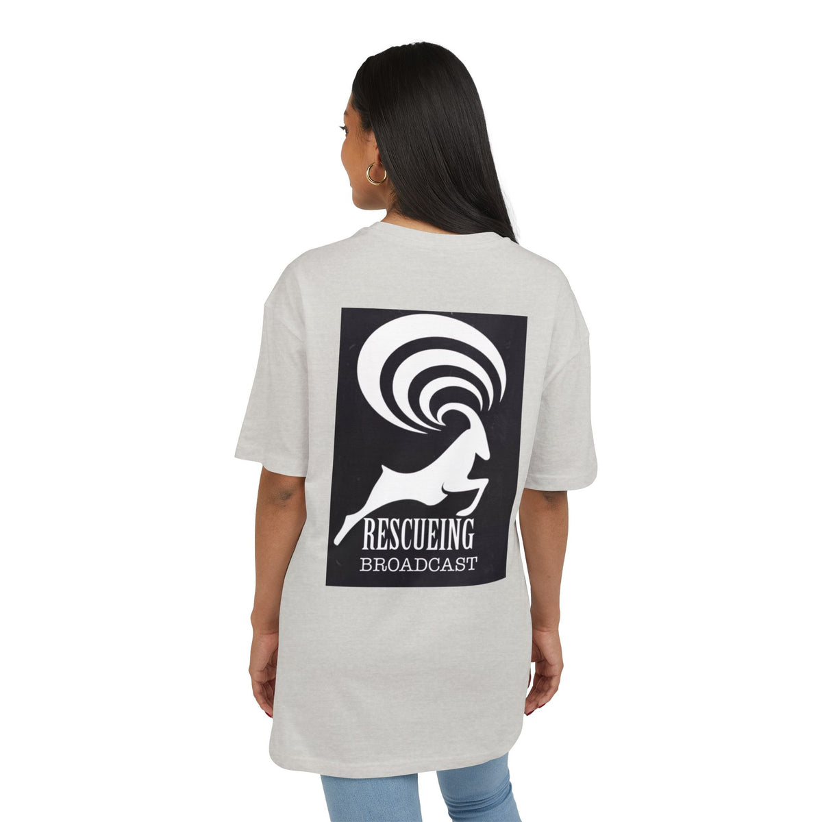 Oversize Tee - Rescuing Broadcast Bold