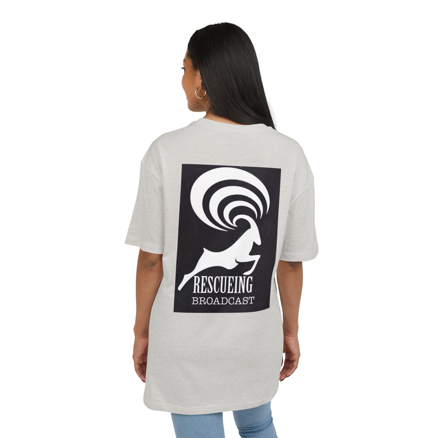 Oversize Tee - Rescuing Broadcast Bold