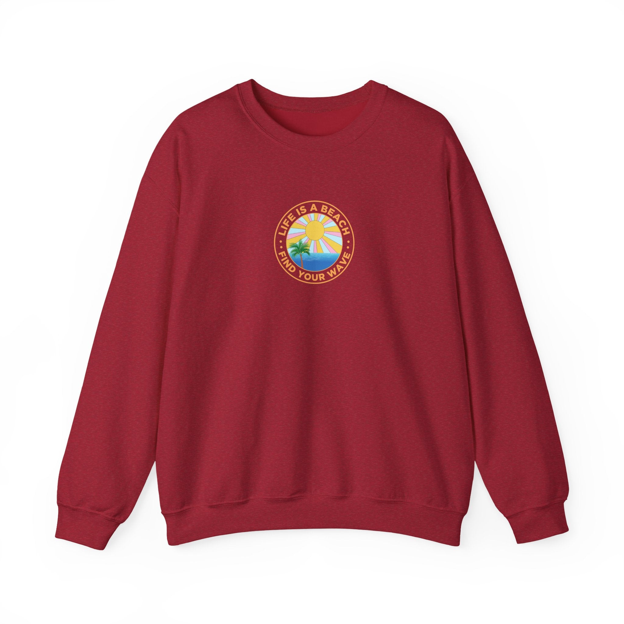 La vie est un sweat-shirt unisexe de plage 
