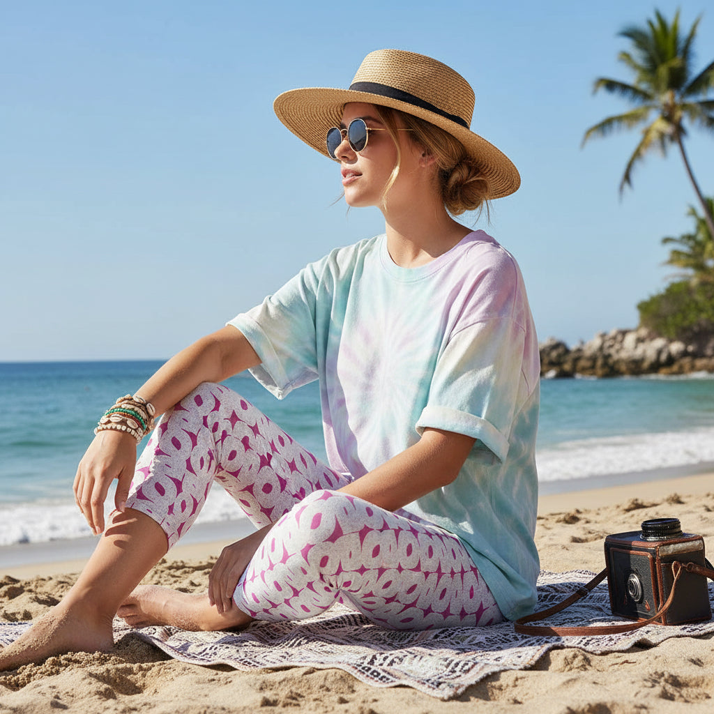 Stylish Women's Capri Leggings Printify