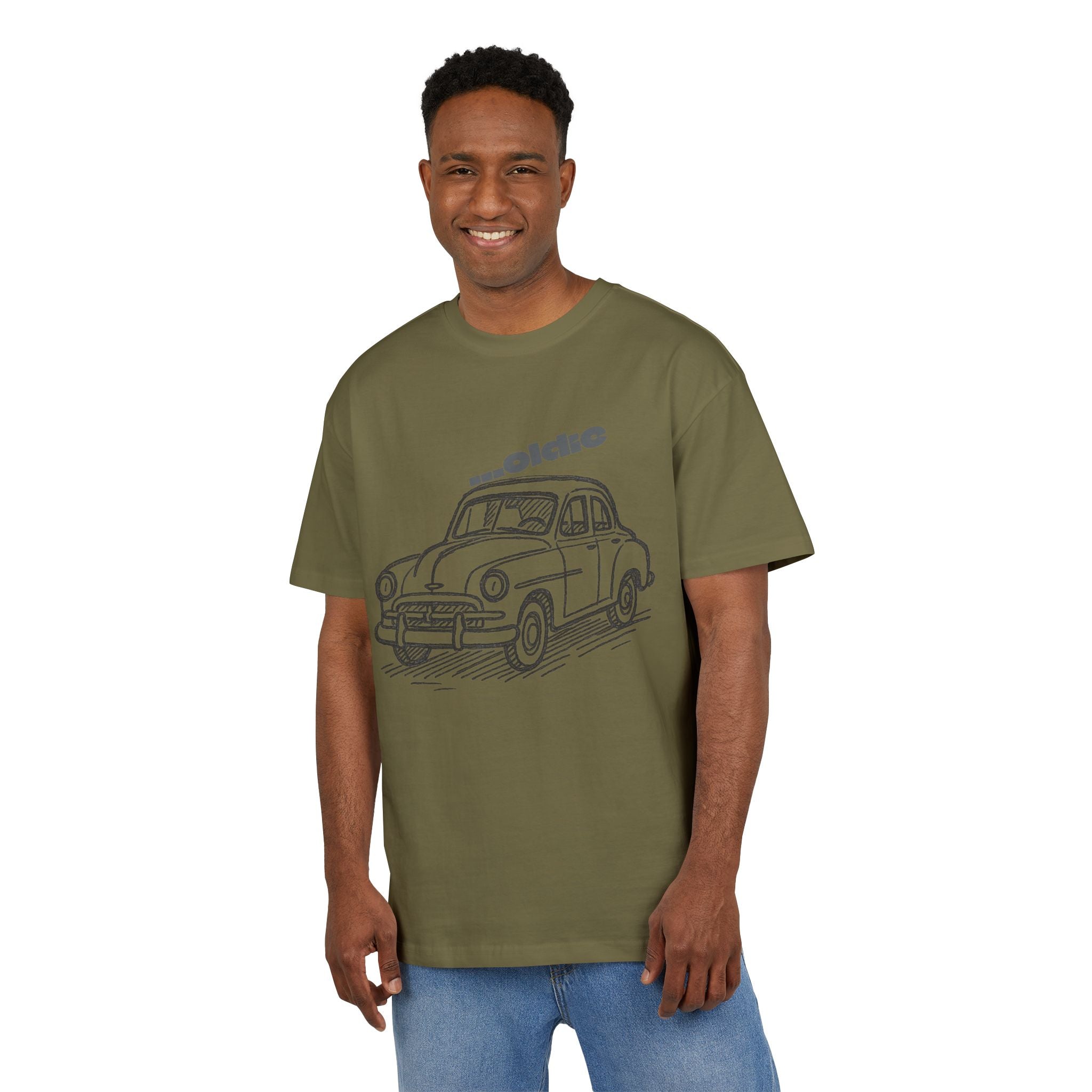 Car Oversize Tee - Unisex Heavy