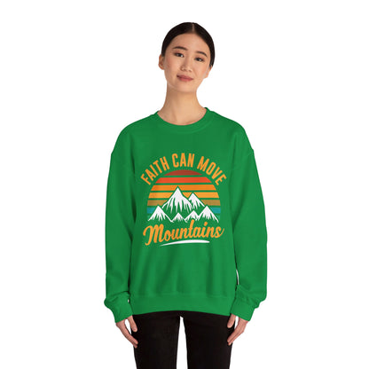 Faith Can Move Mountains Sweat-shirt unisexe 