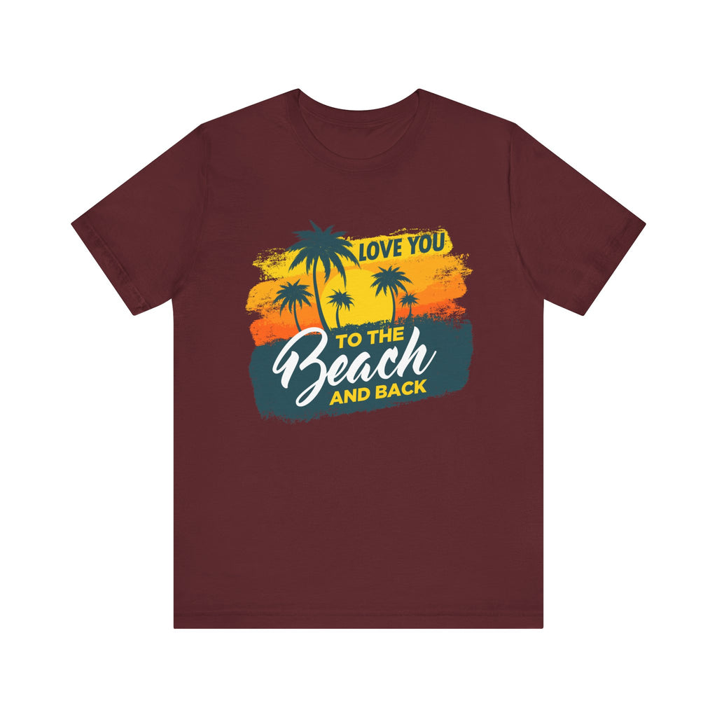 Je t’aime à la plage Tee unisexe 